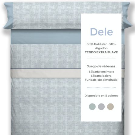 Juego de sábanas DELE de Cañete