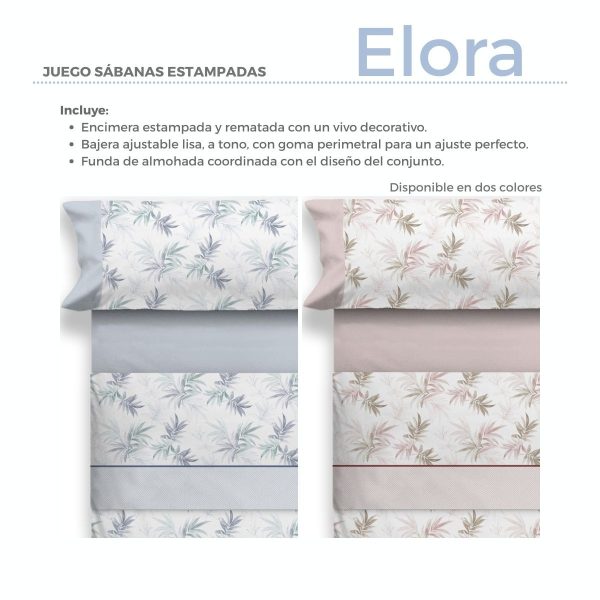 Juego de sábanas ELORA de Cañete
