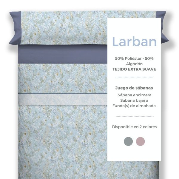 Juego de sábanas LARBAN de Cañete