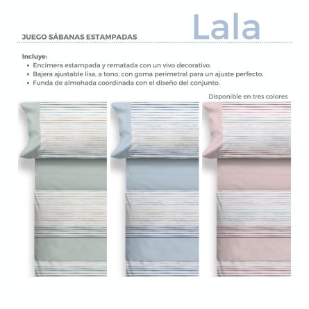 Juego de sábanas LALA de Cañete
