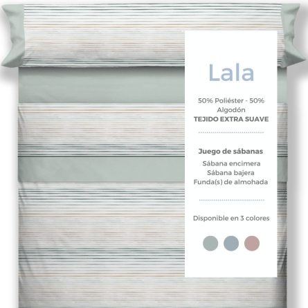 Juego de sábanas LALA de Cañete