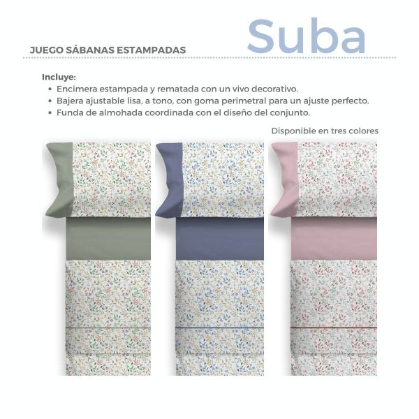 Juego de sábanas SUBA de Cañete