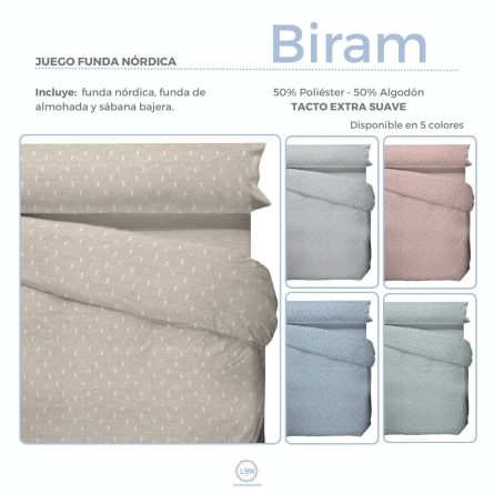 Juego funda nórdica BIRAM de Cañete