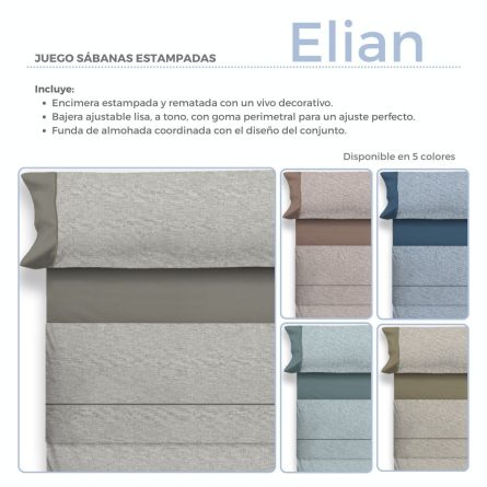 Juego de sábanas ELIAN de Cañete