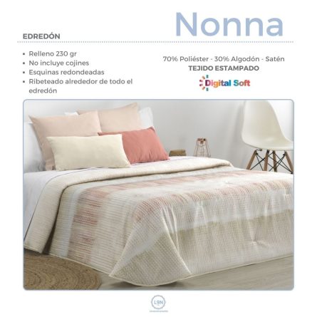 Edredón Estampado NONNA de Cañete