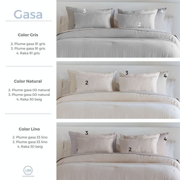 Edredón Jacquard PLUME GASA de Cañete