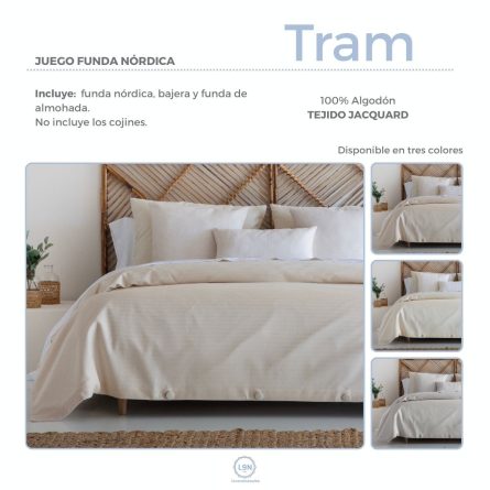 Funda nórdica Jacquard TRAM de Cañete