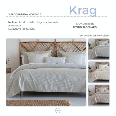Funda nórdica Jacquard KRAG de Cañete