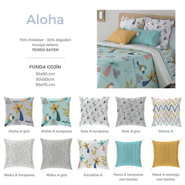 Cojín con relleno ALOHA A de Cañete