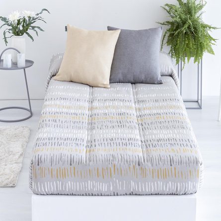 Edredón ajustable ARONA - Cama 105 Cm - Color Beig