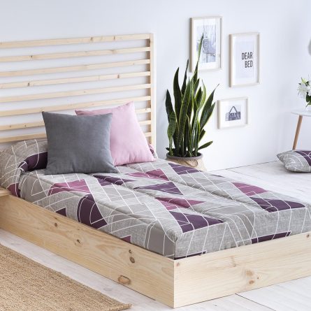 Edredón ajustable VIGO - Cama 105Cm - Color Rosa