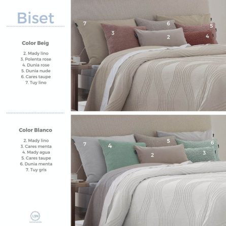 Colcha capa jacquard BISET de Fundeco