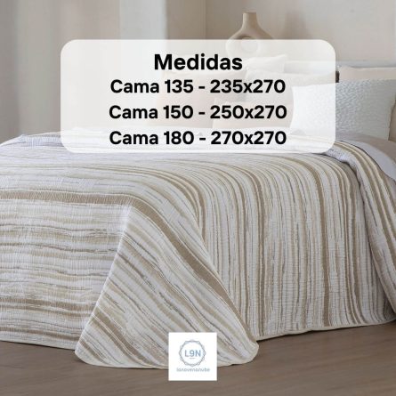 Colcha capa jacquard ELIOT de Fundeco