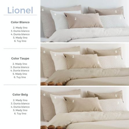 Colcha capa jacquard LIONEL de Fundeco