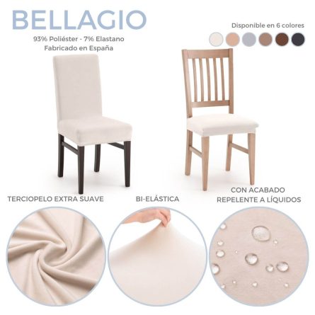 Funda Silla con respaldo BELLAGIO de Belmarti