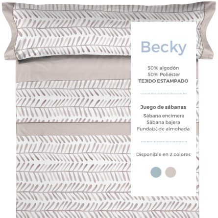 Juego de sábanas BECKY de Tejidos Reina