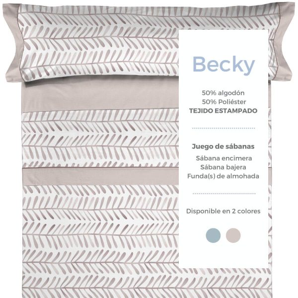 Juego de sábanas BECKY de Tejidos Reina