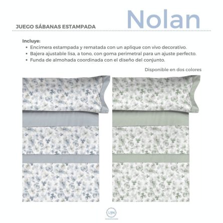 Juego de sábanas NOLAN de Tejidos Reina