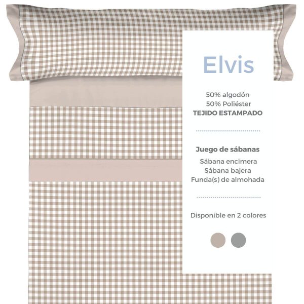 Juego de sábanas ELVIS de Tejidos Reina