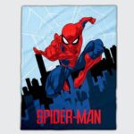 Manta multiusos de coralina SPIDERMAN