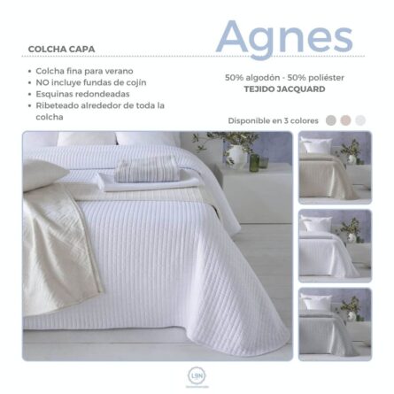 Colcha capa jacquard AGNES de Tejidos Reina
