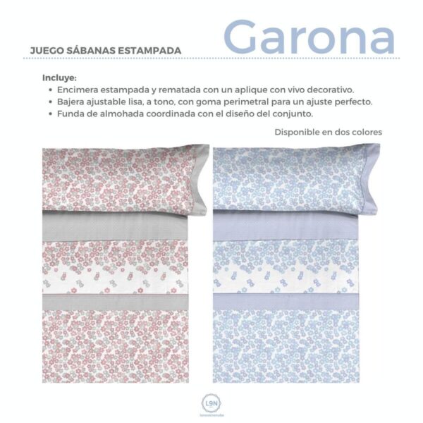 Juego de sábanas GARONA de Pierre Cardin