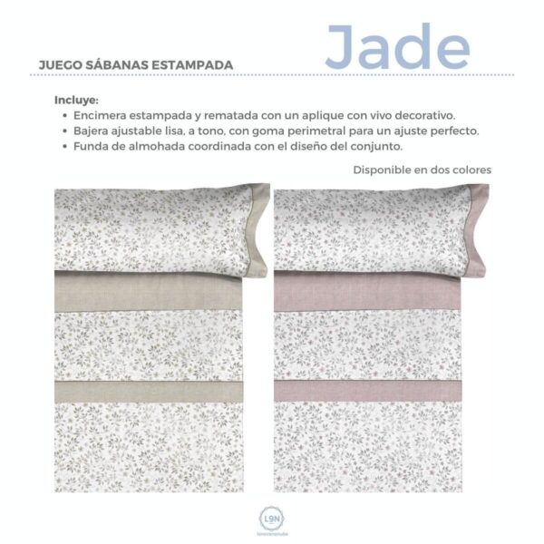 Juego de sábanas JADE de Pierre Cardin