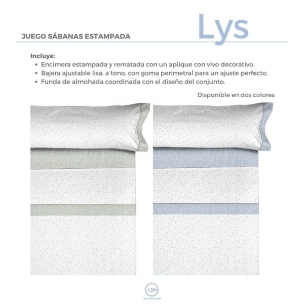 Juego de sábanas LYS de Pierre Cardin