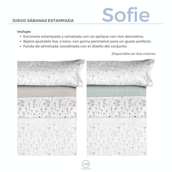 Juego de sábanas SOFIE de Pierre Cardin