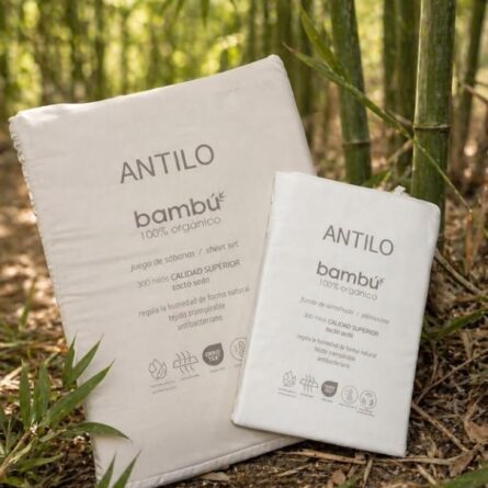 Juego de sábanas de Bambu GAIA de Antilo