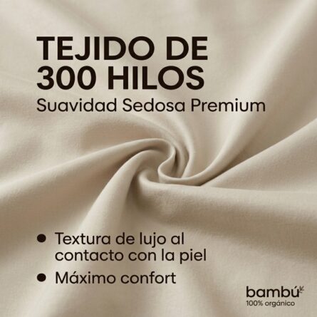 Juego de sábanas de Bambu GAIA de Antilo