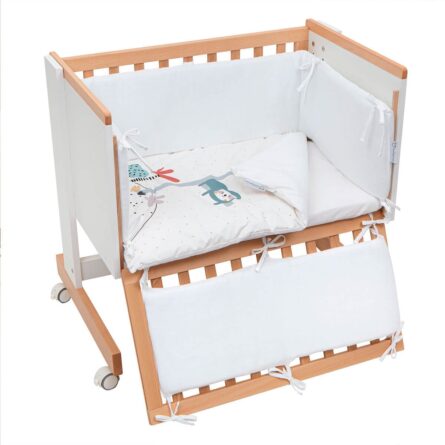 Vestidura Minicuna de colecho JUNGLA de Pirulos