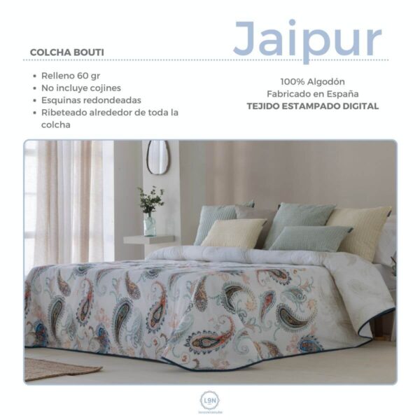 Colcha bouti JAIPUR de Confecciones Paula