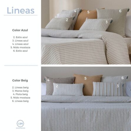 Colcha bouti LINEAS de Confecciones Paula
