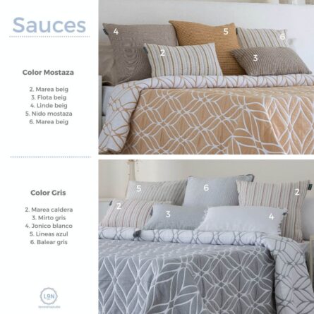 Colcha Capa SAUCES de Confecciones Paula