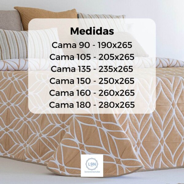 Colcha Capa SAUCES de Confecciones Paula