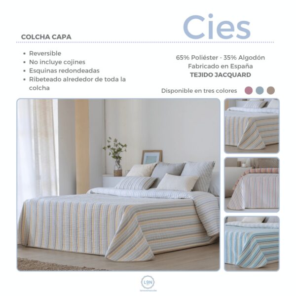Colcha Capa CIES de Confecciones Paula