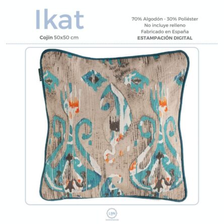 Funda de cojín IKAT de Confecciones Paula