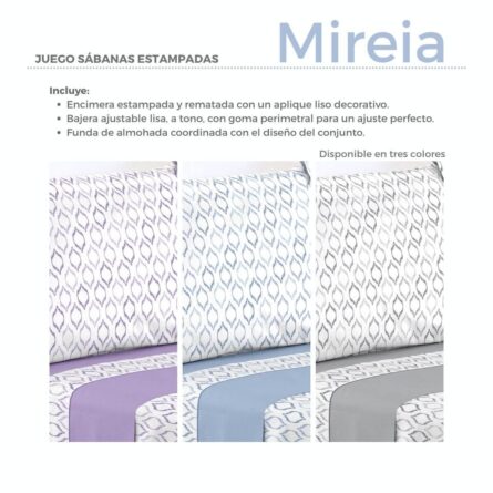 Juego de sábanas MIREIA de Lanovenanube